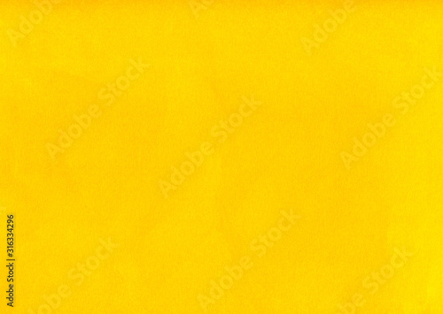 Bright yellow paper background, rough texture