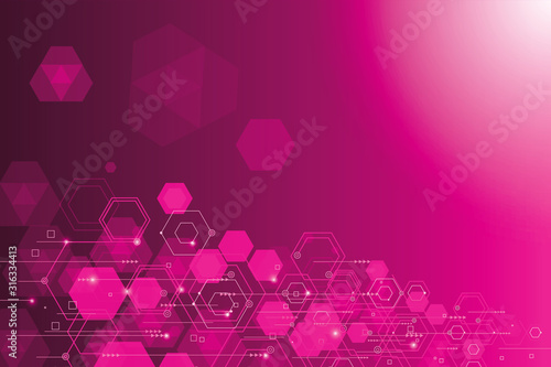 Hexagonal Medical background