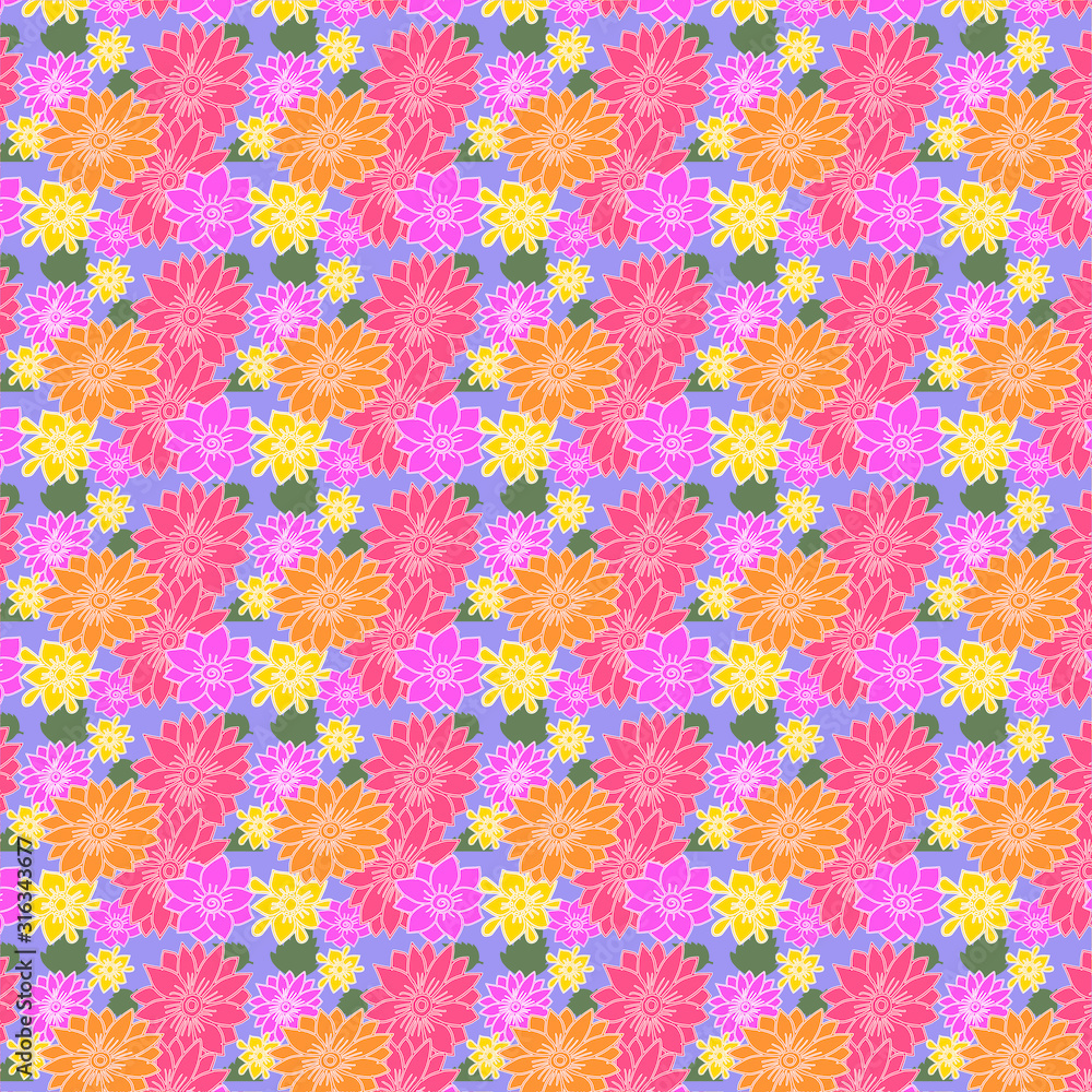 Fototapeta premium Floral patterns
