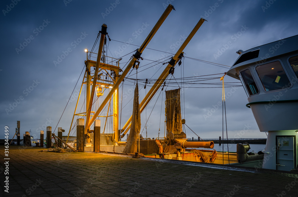 Fototapeta premium Fanggerät eines Muschelfischers