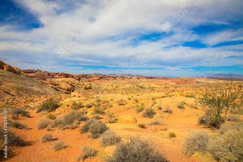 Panorama, Valley of Fire Nationalpark in Nevada USA