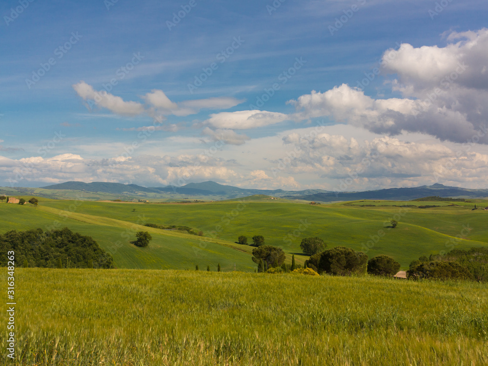 Idyllic summer landscape in Italy Idyllic summer landscape in Italy