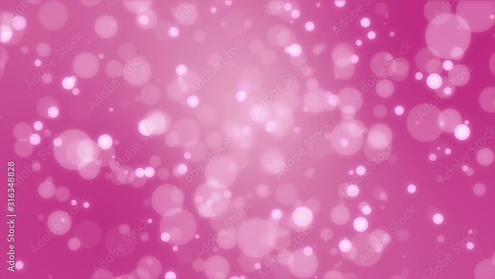 Animated dark magenta pink background with glowing light bokeh particles. Animated dark magenta pink background with glowing light bokeh particles.