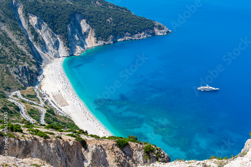 Fototapeta Naklejka Na Ścianę i Meble -  Myrtos beach in Kefalonia, Greece