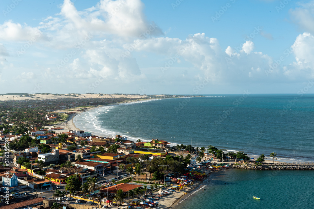 coastline view of Brazillian city