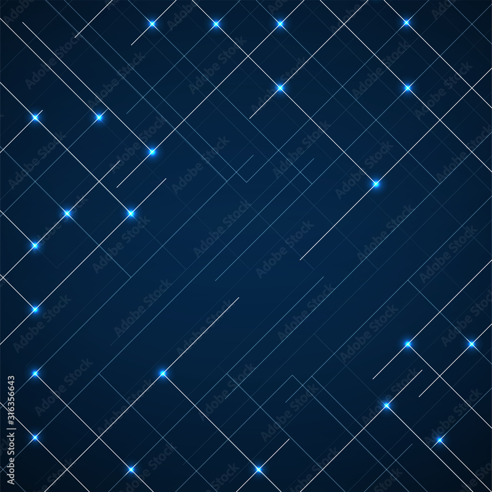 Abstract background of lines with glow points, vector illustration eps 10 Abstract background of lines with glow points, vector illustration eps 10