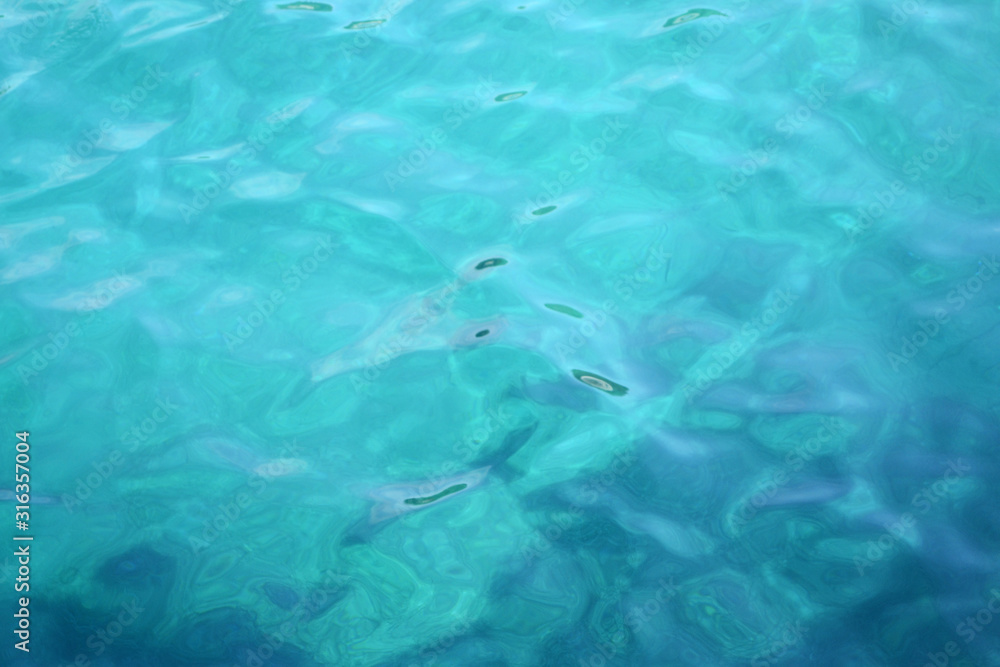 Blue sea water Blue sea water