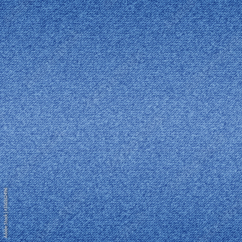 Blue denim texture. Patchwork of denim fabric. Blue jeans background. Jeans background. Seamless background pattern. Realistic jeans texture. Vector illustration