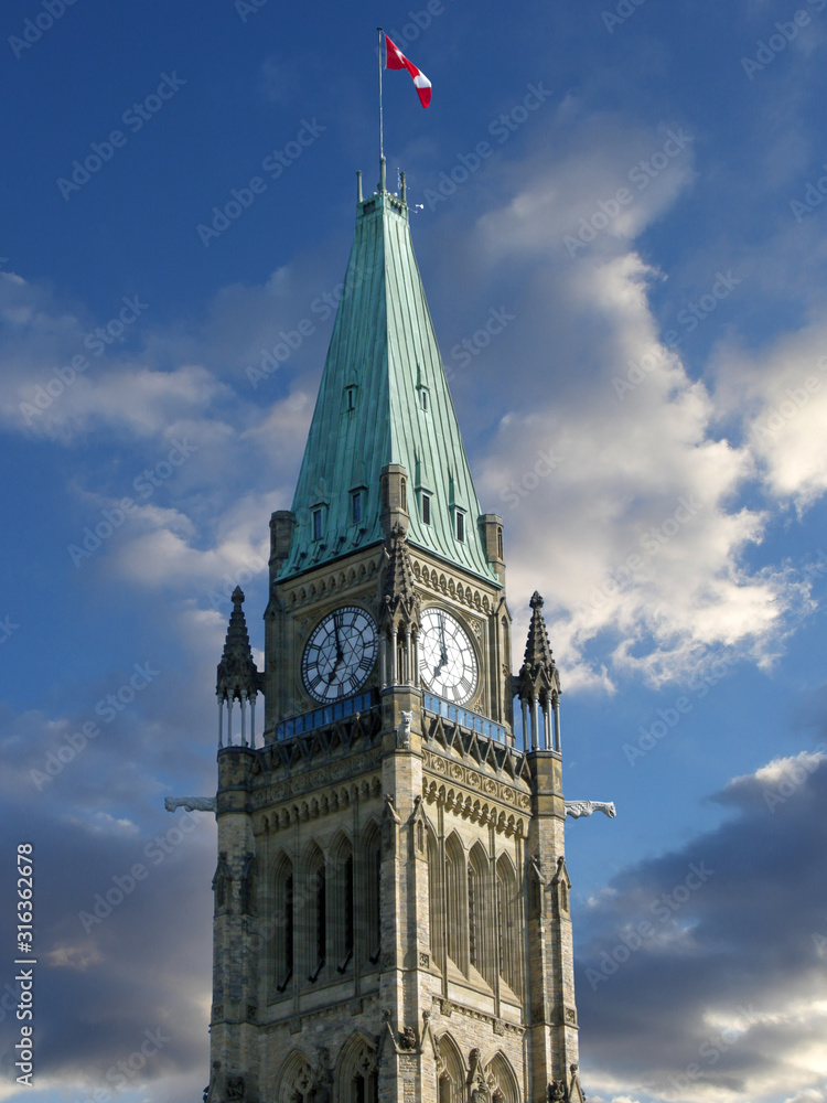 Canadian Parliament buildings , Ottawa 