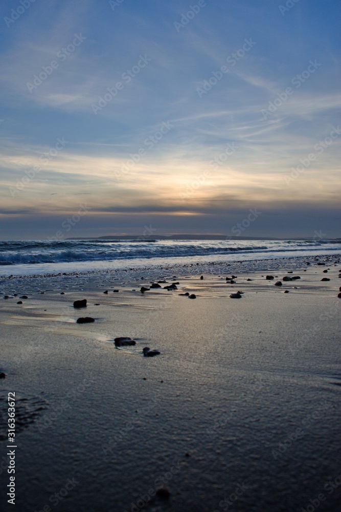 Naklejka premium Sunset