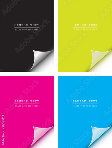 Page Reveal EPS Vector 