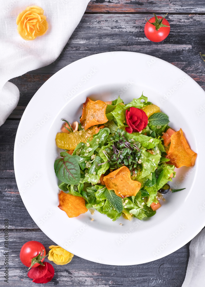 salad with vegetables salad with vegetables