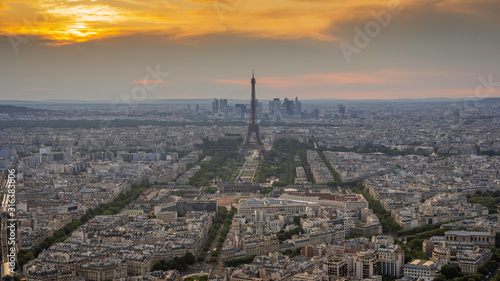 Vue de Paris depuis la tour Montparnasse. 