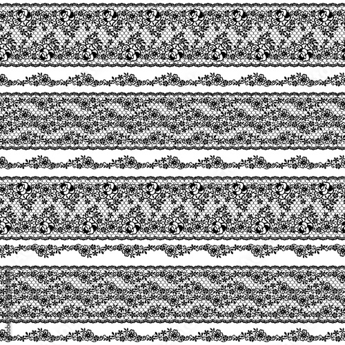 Beautiful lace knitting made into a seamless pattern