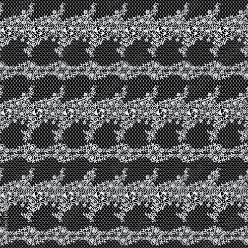 Beautiful lace knitting made into a seamless pattern