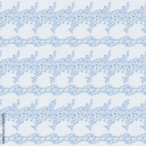 Beautiful lace knitting made into a seamless pattern