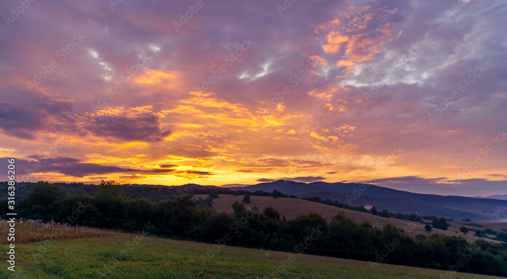 Sunrise in National park Poloniny, Carpathians, Slovakia Sunrise in National park Poloniny, Carpathians, Slovakia