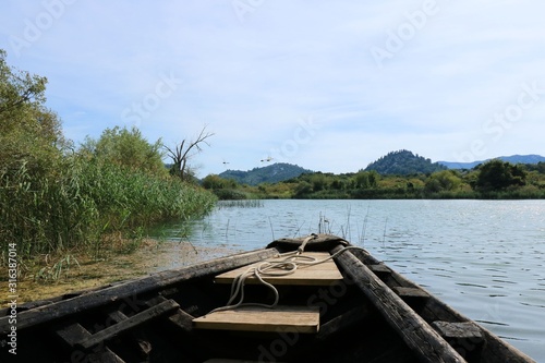 boating the Bacina lakes  Ploce  Croatia