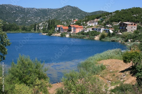 Fototapeta Naklejka Na Ścianę i Meble -  the Bacina lakes, Croatia