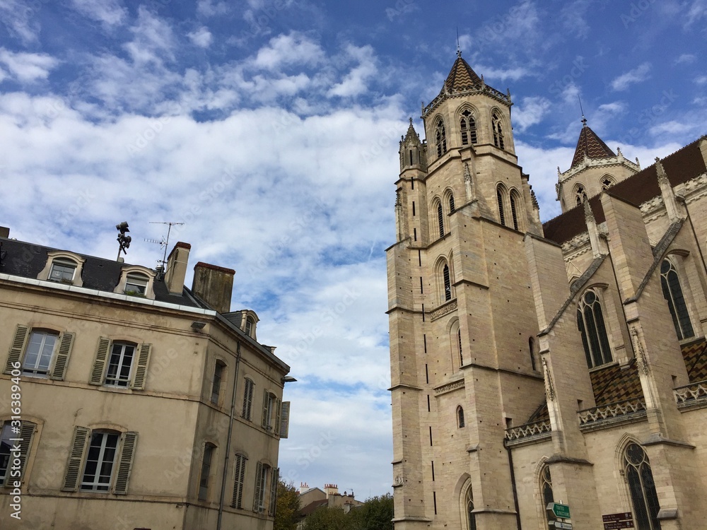 Dijon Cathedral, or at greater length the Cathedral of Saint Benignus of Dijon, is a Roman Catholic church located in the town of Dijon, Burgundy, France, and dedicated to Saint Benignus of Dijon.