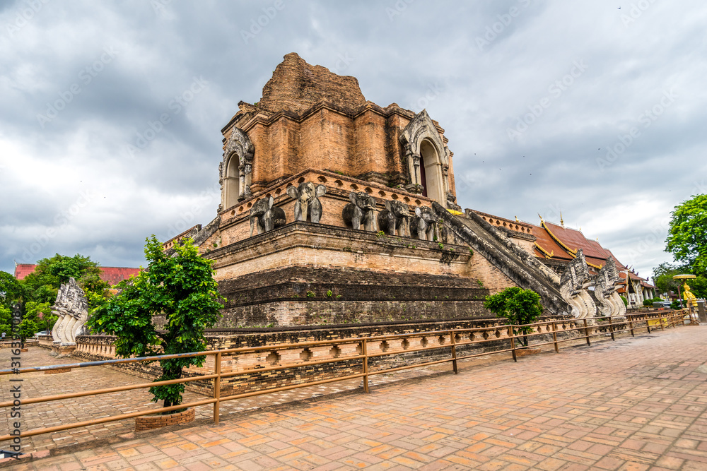 Temple in old city of Chiangmai Thailand Temple in old city of Chiangmai Thailand