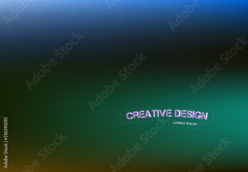 Futuristic Gradient. Minimal Pattern. Abstract Poster. Colorful Background. Minimal blurred background. Dynamic color composition. Eps10 vector.