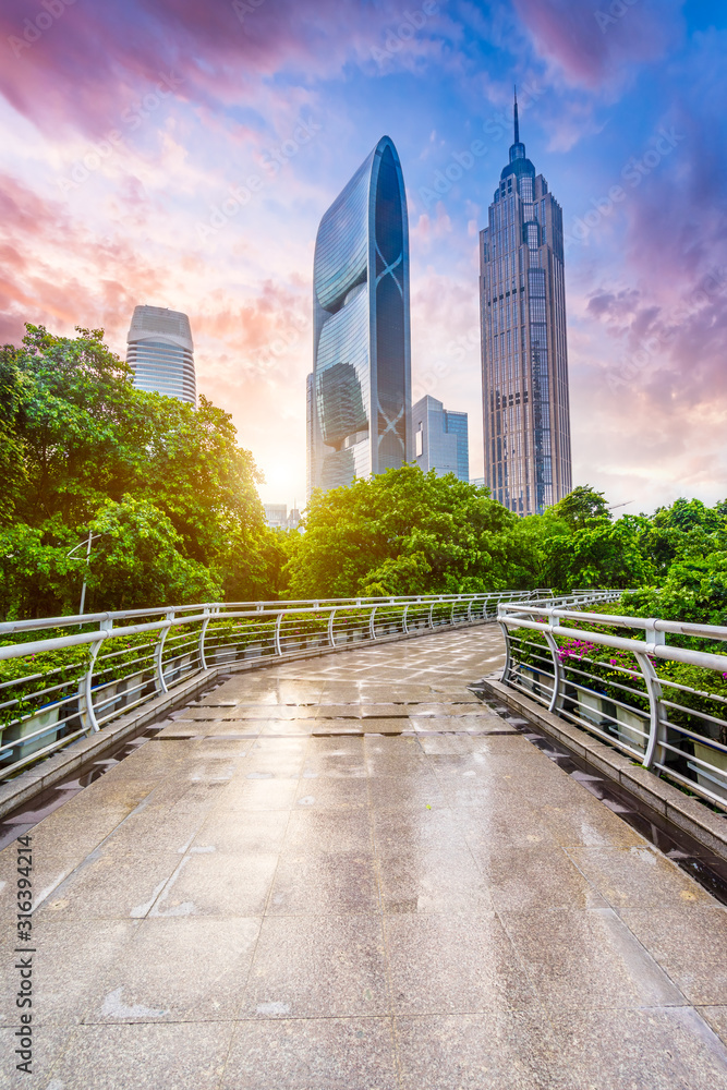 Obraz premium building in city of Guangzhou China