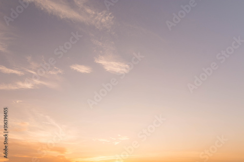 Abstract blur sky on sunrise in the summer. © mungkornz