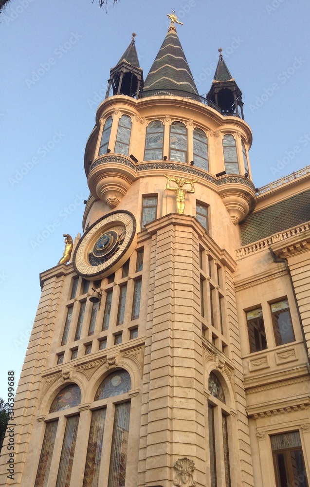  The building in Georgia in the form of a clock tower.