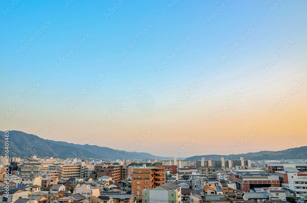 京都市山科区の都市景観
