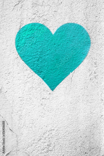 Turquoise urban Heart