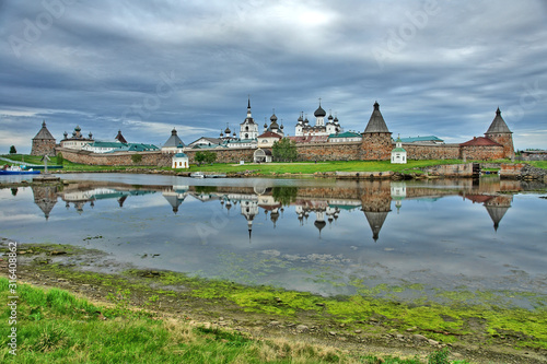 The Solovetsky Monastery -  fortified monastery located on the Solovetsky Islands in the White Sea in northern Russia
