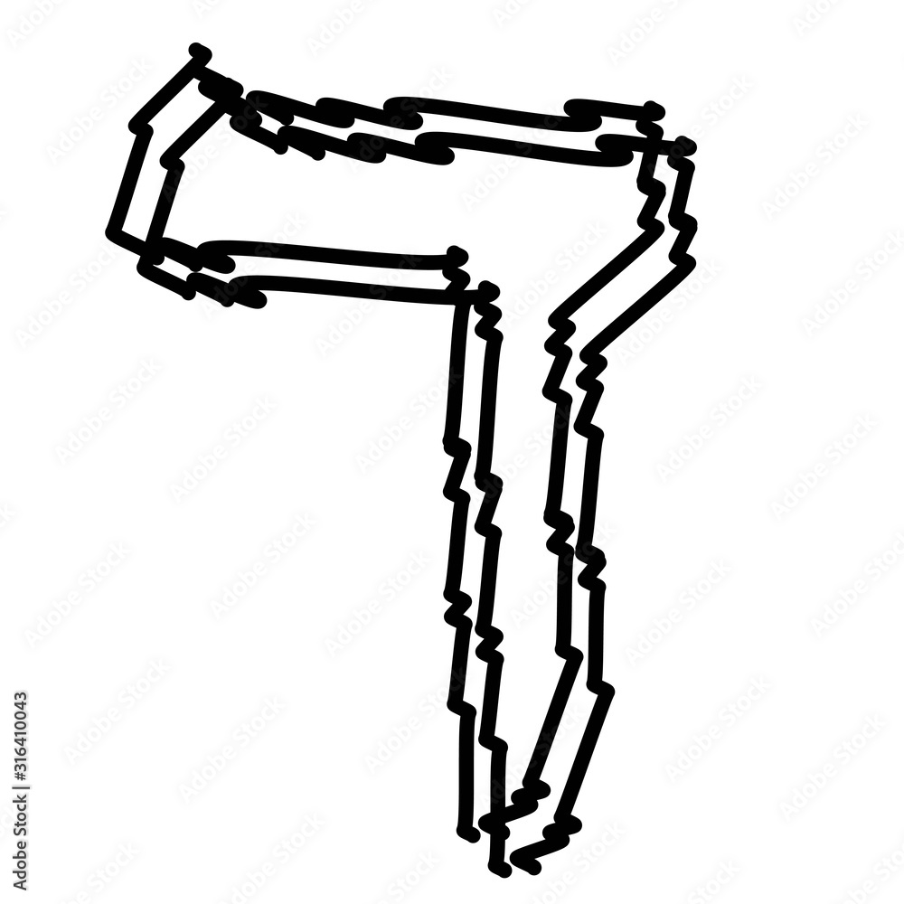 Black letters of the Hebrew alphabet. Hebrew children scribbles. Vector illustration on isolated background. Black letters of the Hebrew alphabet. Hebrew children scribbles. Vector illustration on isolated background.