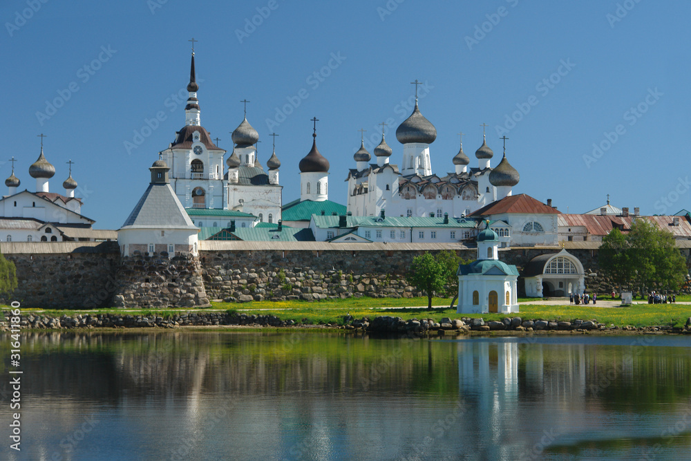 The Solovetsky Monastery -  fortified monastery located on the Solovetsky Islands in the White Sea in northern Russia