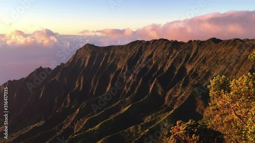 Na Pali Coast State Wilderness Park, Kauai, Hawaii, Pacific Ocean, Hawaiian Island, paradise on Earth, Polihale State Park, Kalalau Valley, North America, United States of America,tourism photo