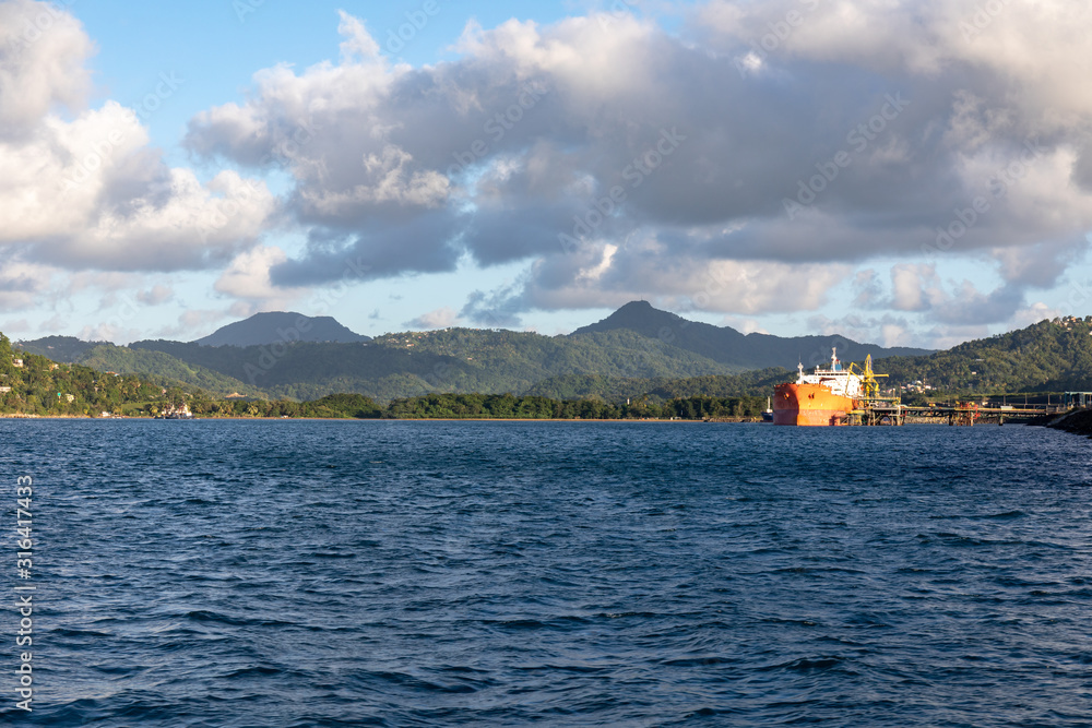 Saint Lucia, West Indies - St Lucia Oil Terminal