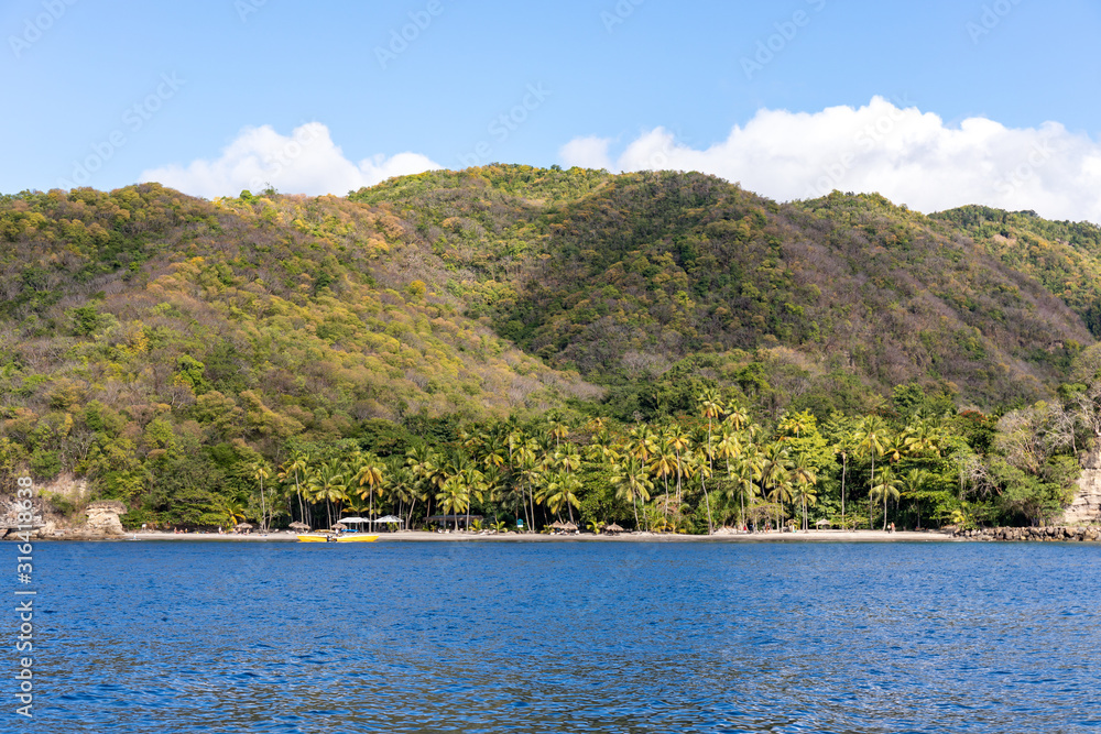 Saint Lucia, West Indies - Anse Mamin beach