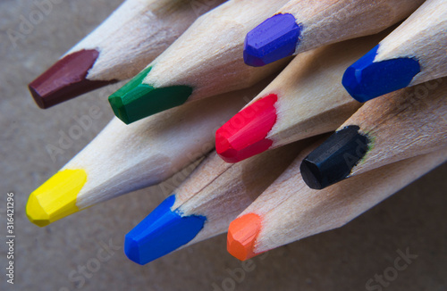 multicolored pencils close up 5