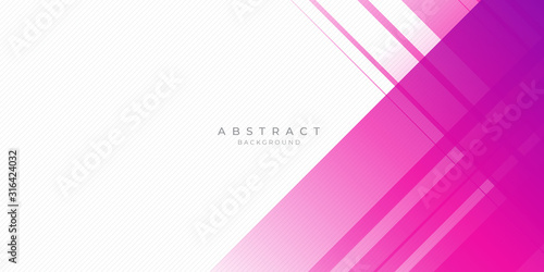Modern pink purple abstract background with lines and square shape gradation color. Suit for presentation design and much more.