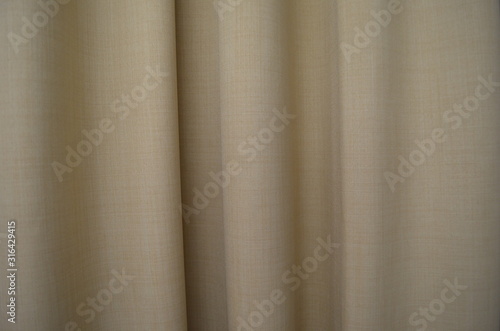 Brown Curtain Background Pattern Closeup 