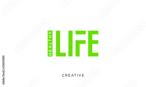 healty life logo design vector