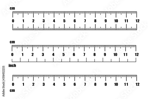 Inch And Metric Rulers Centimeters And Inches Measuring Scale Cm Metrics  Indicator Precision Measurement Centimeter Icon Tools Of Measure Size  Indication Ruler Tools Vector Isolated Stock Illustration - Download Image  Now - iStock