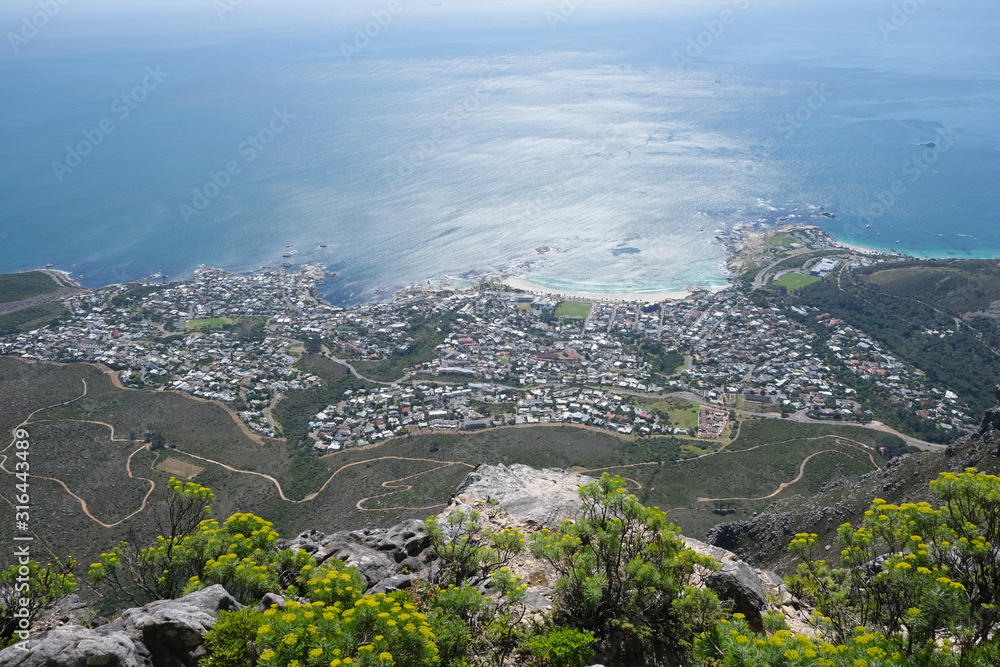 Fototapeta premium Camps bay from top