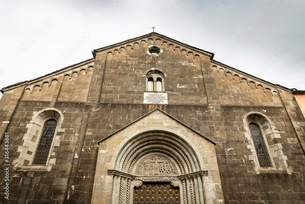Duomo de San Moderanno - Cathedral of Berceto town, Province of Parma, Emilia-Romagna, Italy