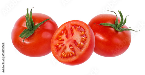 tomato isolated on white background