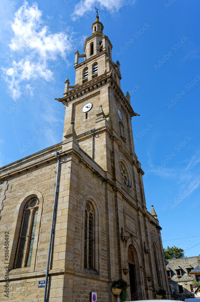 Église Notre-Dame-de-Bon-Voyage, Binic, Côtes-d’Armor, Bretagne, France