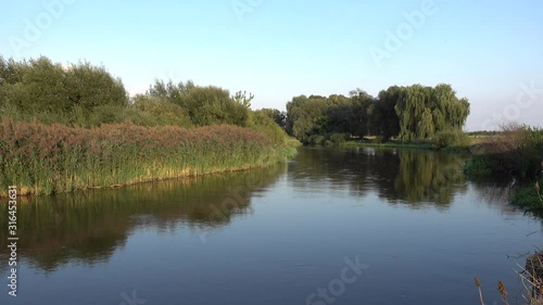 Slow Small River Landscape