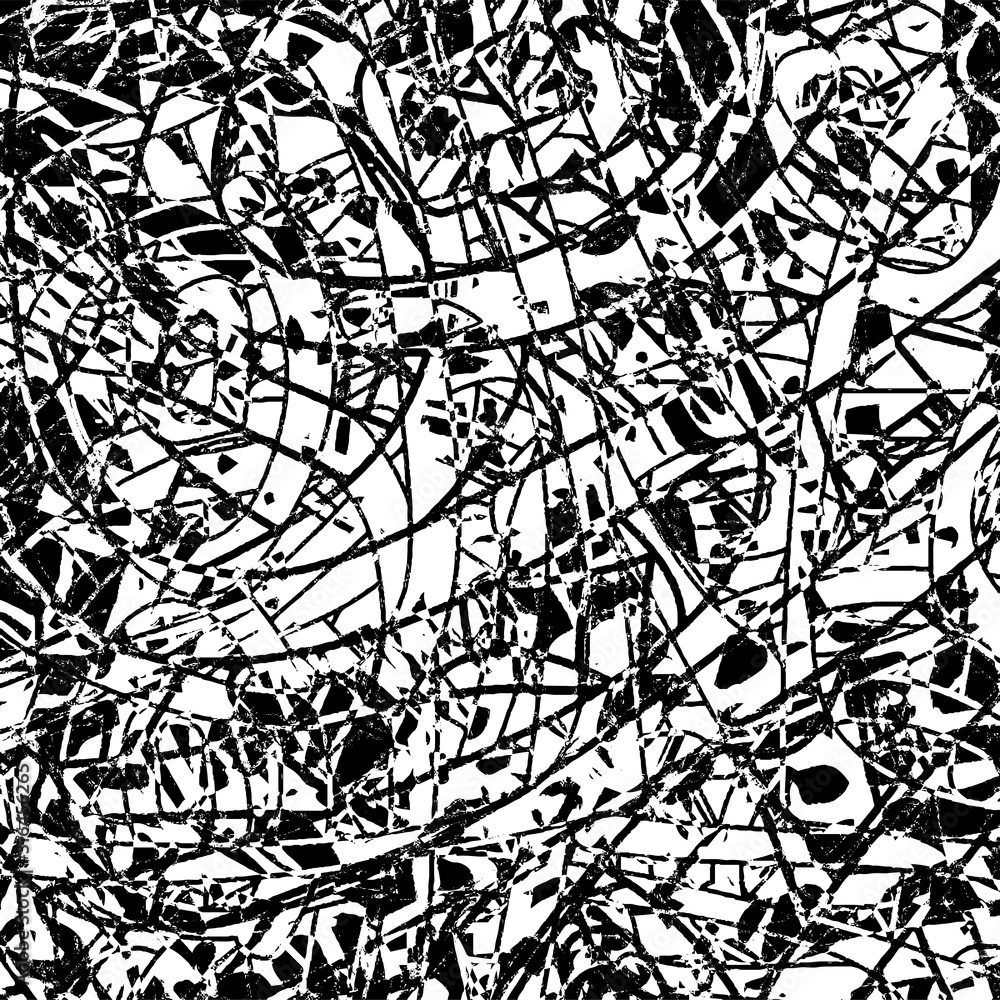 Grunge black and white. Dark abstract texture. Dirty destroyed background. Old vintage surface. Pattern of dirt, dust, scratches, chips Grunge black and white. Dark abstract texture. Dirty destroyed background. Old vintage surface. Pattern of dirt, dust, scratches, chips
