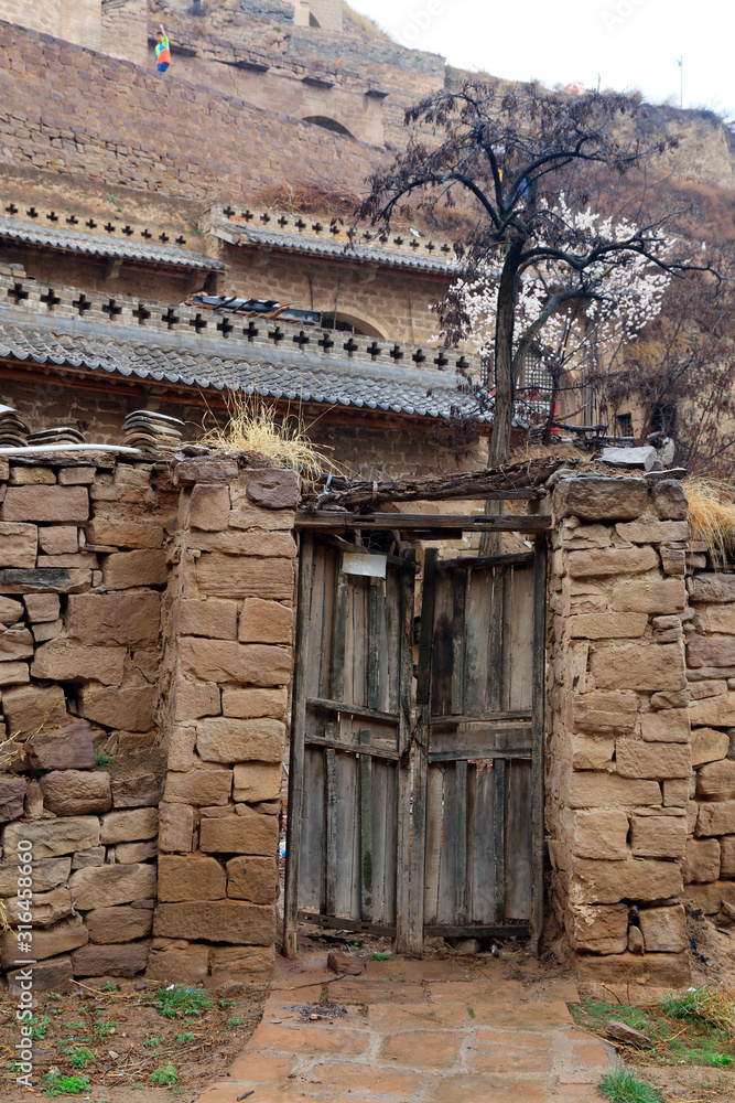 Shanxi Mountain Village Architectural Scenery in China