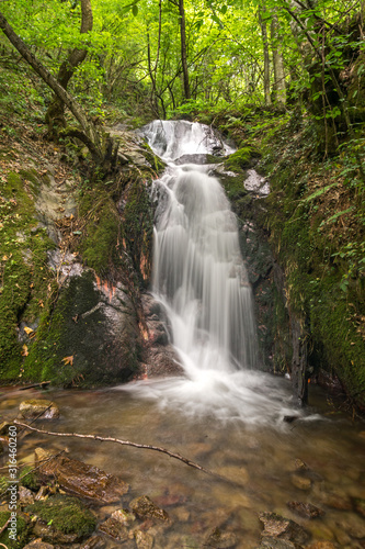 Gabrovo waterfall in Belasica Mountain,North Macedonia